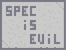 Thumbnail of the map 'SPECTROSCOPY IS EVIL'