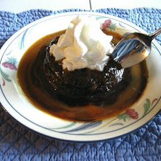 Little Warm Chocolate  Caramel Cakes