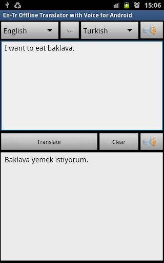 Offline Translator Turkish