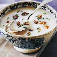 Parsnip Bisque with Crisp Chestnuts