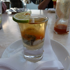 Tequila-Oyster Shooters