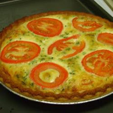 Leek and Cheese Quiche