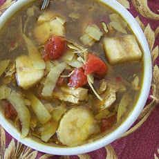 Tanzanian Curried Chicken-Banana Soup