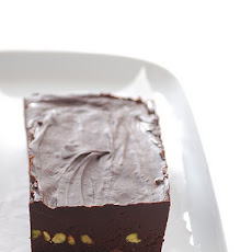 White Chocolate-Grand Marnier Mousse in Chocolate-Pistachio Tuile Cups