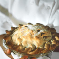 Pear and Dried Cherry Pie