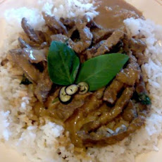 Panang Beef With Fragrant Thai Basil