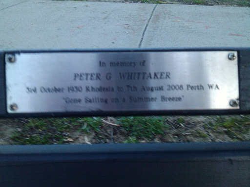 Peter G Whittaker Bench