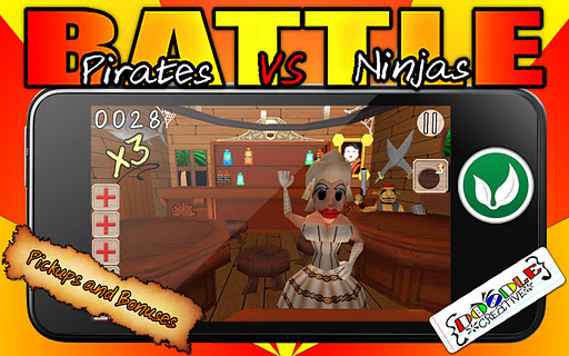 【免費街機App】Battle: Pirates VS Ninjas-APP點子