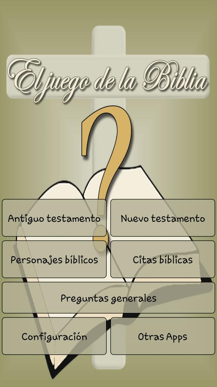 Android application El gran juego de la biblia screenshort