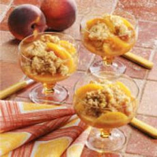 Cinnamon Peach Crisp