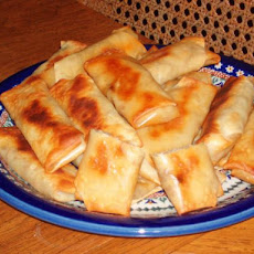 Baked Pork Spring Rolls