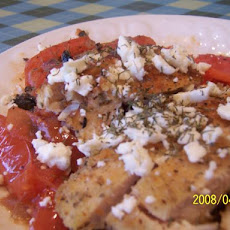 Chicken Breasts With Feta and Tomato