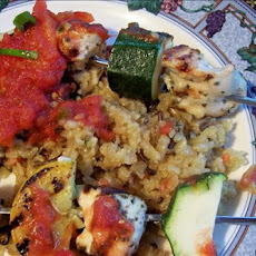 Chicken Skewers With Chirmol Salsa