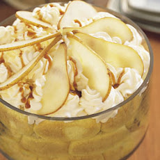 Autumn Trifle with Roasted Apples, Pears, and Pumpkin-Caramel Sauce