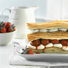 Roasted Strawberry Napoleon