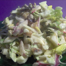 Cranberry-Walnut Cabbage Coleslaw