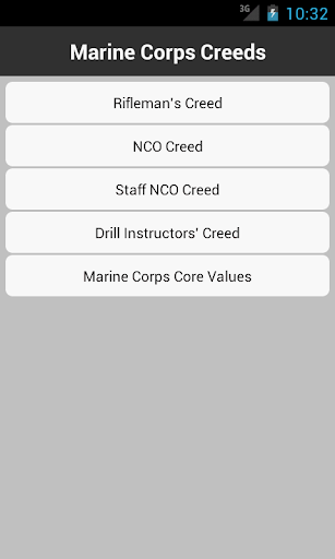 Marine Corps Creeds