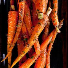 Roasted Baby Carrots with Herbed Mustard Butter Recipe