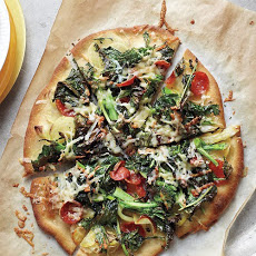 Pepperoni, Potato, and Broccoli Rabe Pizzas