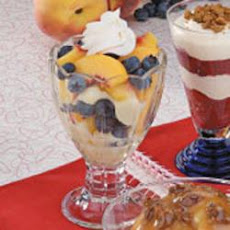Blueberry Peach Parfaits