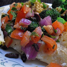 Cod With Mediterranean Salsa