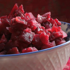 Beet and Pear Puree