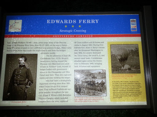 Edwards Ferry Historical Sign 