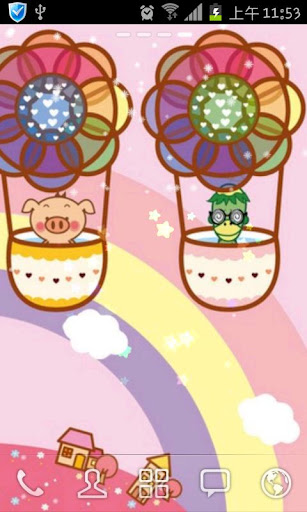 lovely-monkey-live-wallpaper for android screenshot