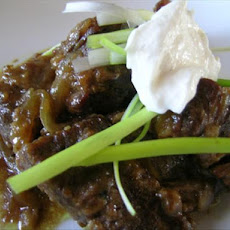 Curry Beef Short Ribs With Horseradish Sauce