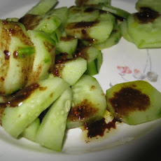 English Cucumber Salad With Balsamic Vinaigrette