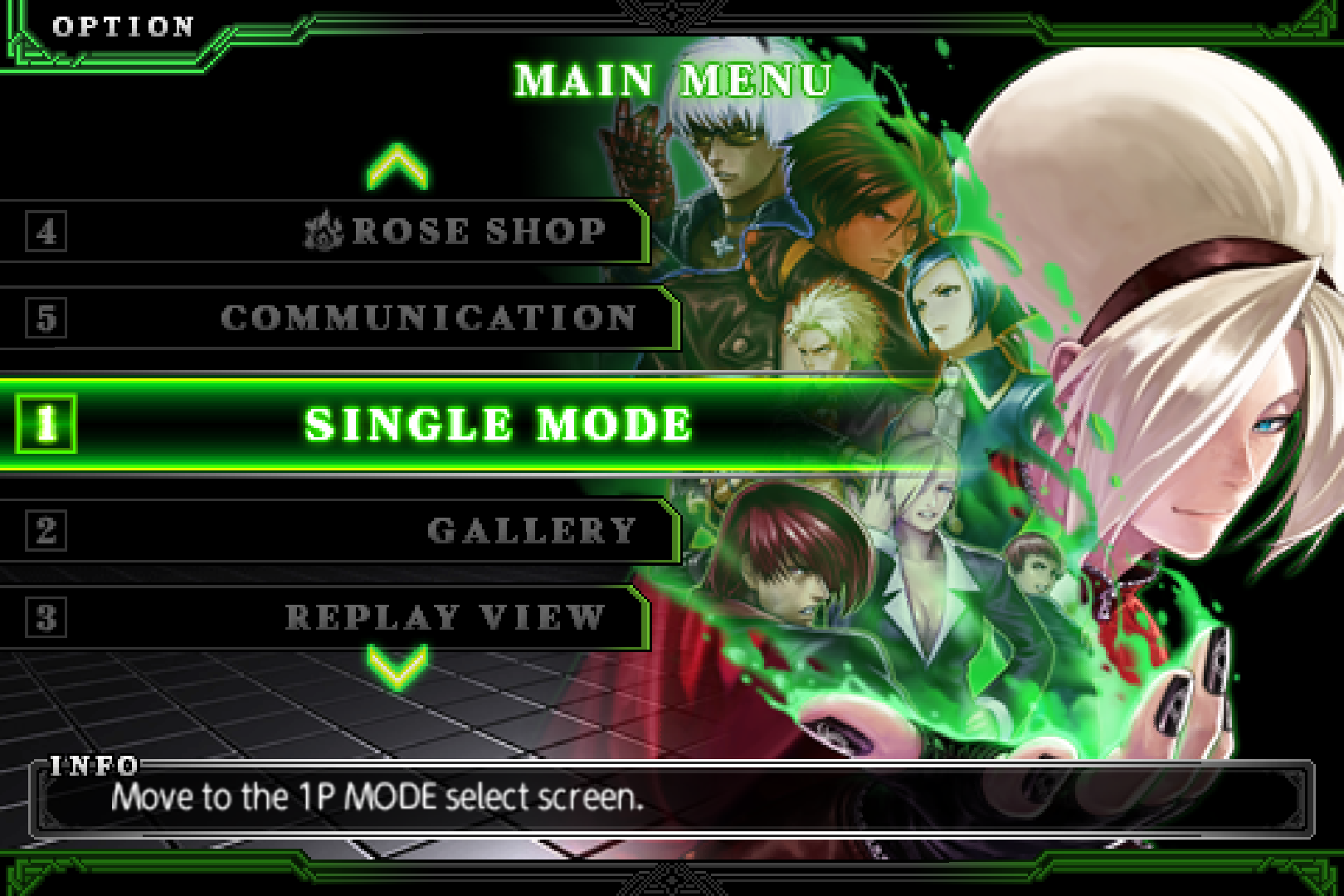 Android application THE KING OF FIGHTERS-A 2012 screenshort