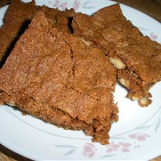 Chewy Walnut Bars