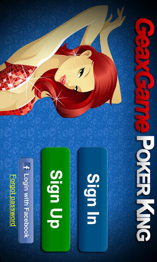 poker-king-blue-texas-holdem for android screenshot