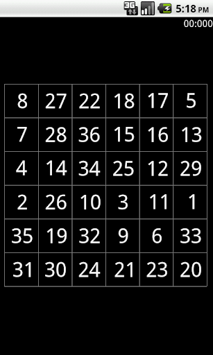 Schulte Table