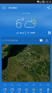 KMI - IRM: .be Weather screenshot for Android