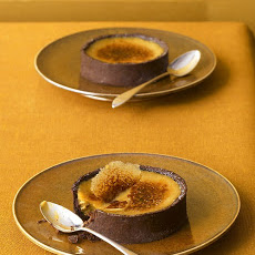 Black Licorice Creme Brulee Tarts