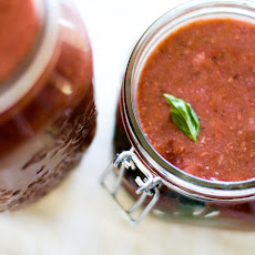 Stawberry Rhubarb Basil Jam
