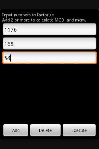 Math-Factorize Numbers