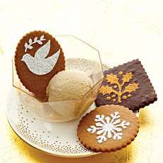 Stenciled Gingerbread Cookies
