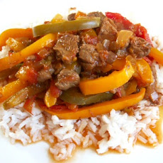 Slow Cooked Pepper Steak