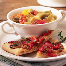 Chickpea-Artichoke Stew with Rouille