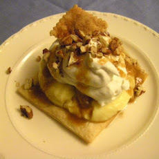 Deconstructed Banana Cream Pie &  Bananas Foster Variation