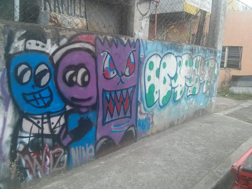 Trio Monster Mural