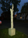 Weiße Skulptur