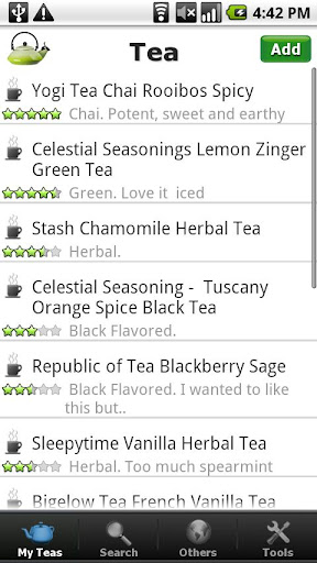 Tea Collection + Inventory