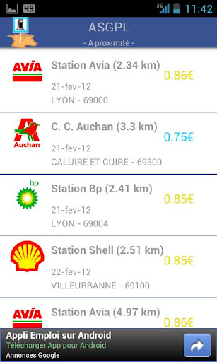 【免費交通運輸App】Annuaire des Stations GPL-APP點子