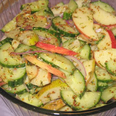 Apple Pear Cucumber Salad