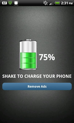 Shake Charge Battery PRANK PRO