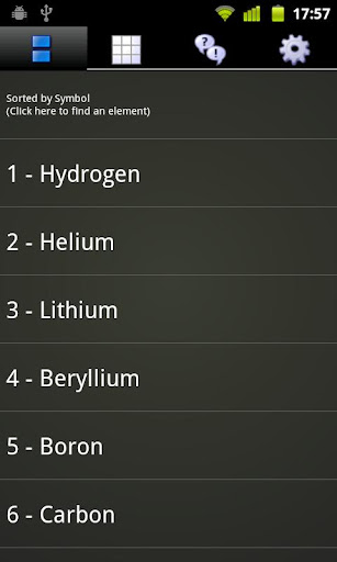 periodic-droid for android screenshot