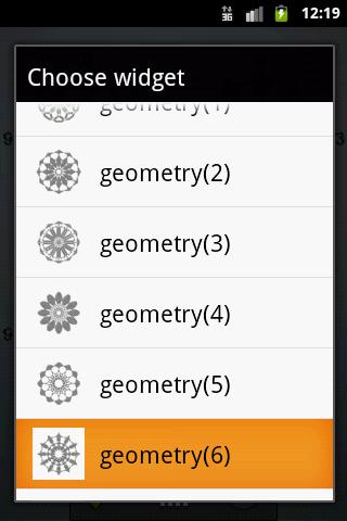 Analog Clock Of Geometry